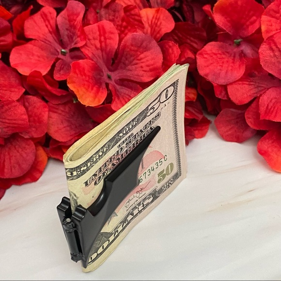 Black Batman Stainless Steel Magnetic Money Clip - Picture 12 of 16